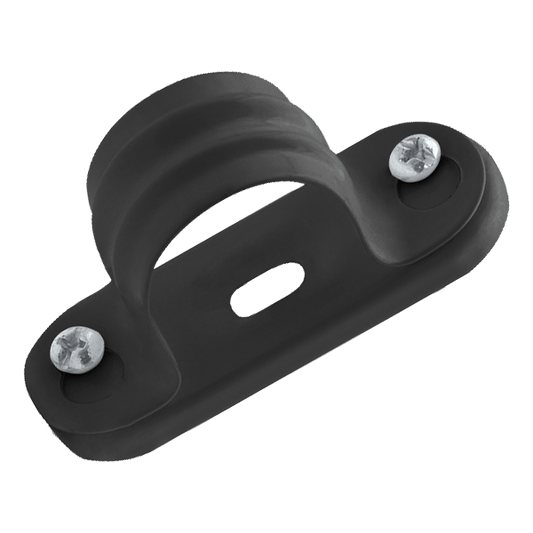 Unicrimp Q-Fire 20mm Metal Saddle Bar Spacer Black 10 Pack QSBS20B