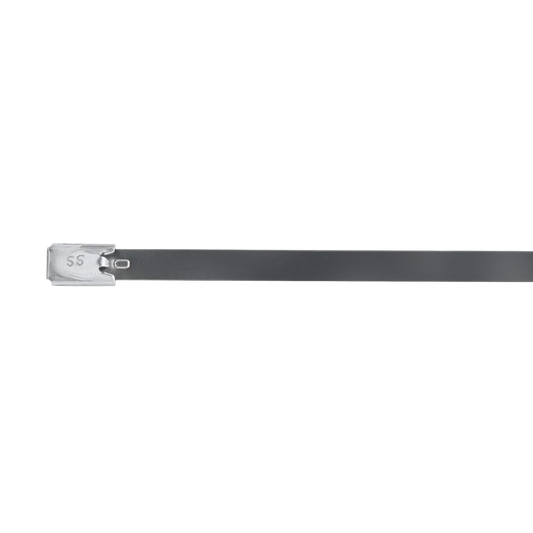 Unicrimp Q-Fire 200mm x 4.6mm Stainless Steel Roller Ball Cable Ties QSST2200S