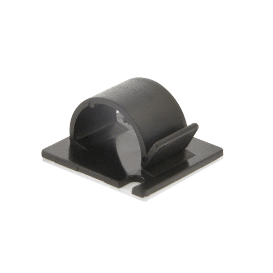 Unicrimp Q-Crimp 11mm Entry Heavy Duty Adhesive Mount Black QTMB11
