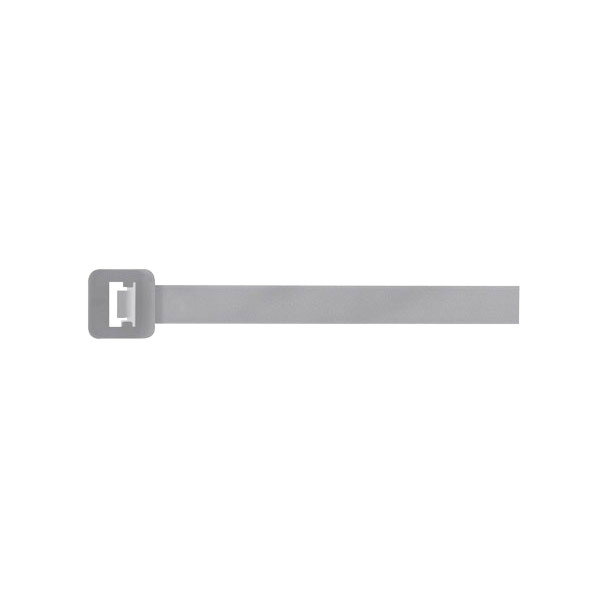 Unicrimp Q-Crimp 300mm x 4.8mm Cable Ties Silver QTS300S