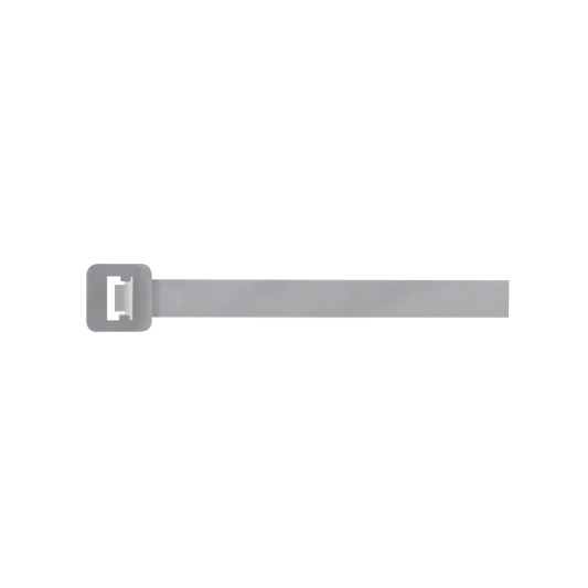 Unicrimp Q-Crimp 300mm x 4.8mm Cable Ties Silver QTS300S