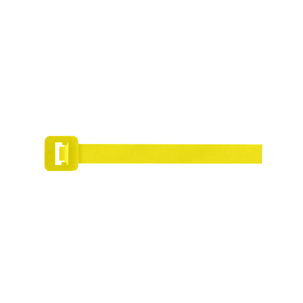 Unicrimp Q-Crimp 370mm x 4.8mm Cable Ties Yellow QTY370S