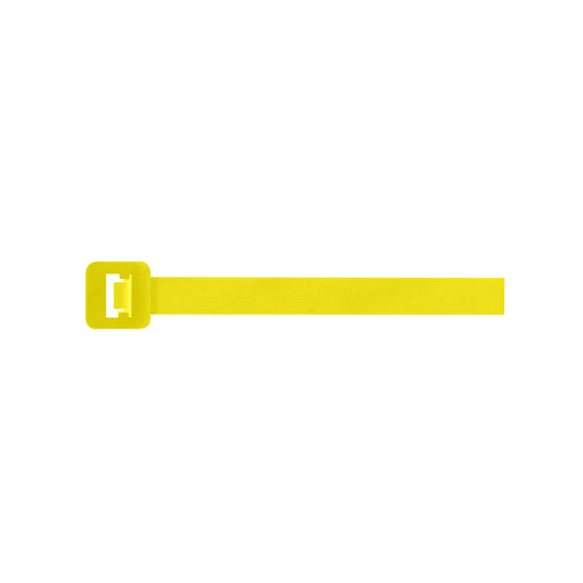 Unicrimp Q-Crimp 300mm x 4.8mm Cable Ties Yellow QTY300S