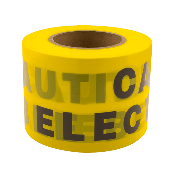 Unicrimp Q-Crimp 200M x 100mm Underground Warning Tape QUGT100X200
