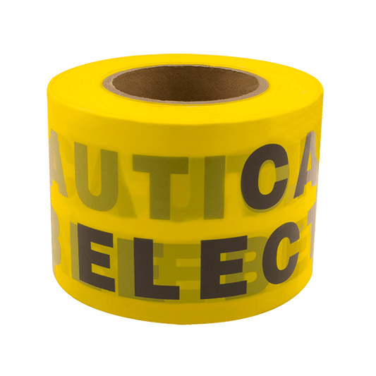 Unicrimp Q-Crimp 200M x 100mm Underground Warning Tape QUGT100X200