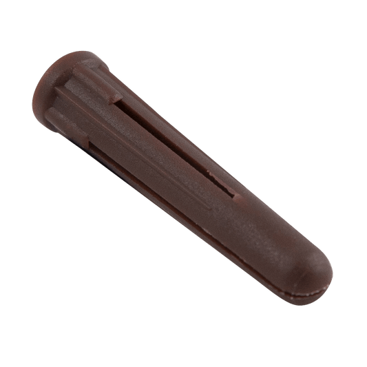Unicrimp Q-Crimp Wall Plugs Loose Brown QWPB001