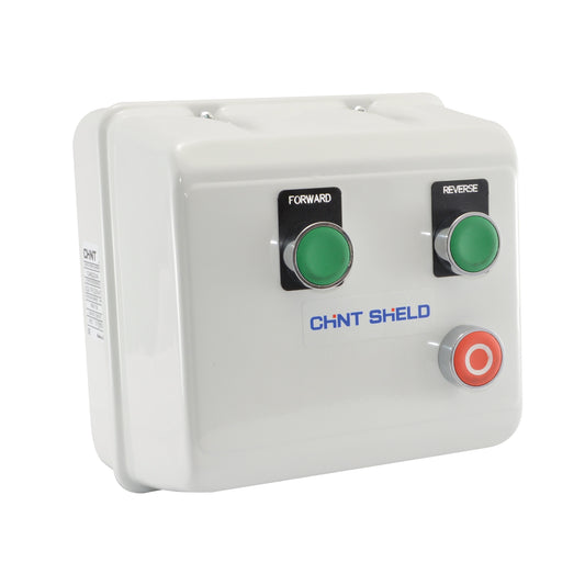 Chint IP55 18A 7.5kW 415V Metalclad Direct Reverser without Isolator SQ4-7.5P-DR-415V