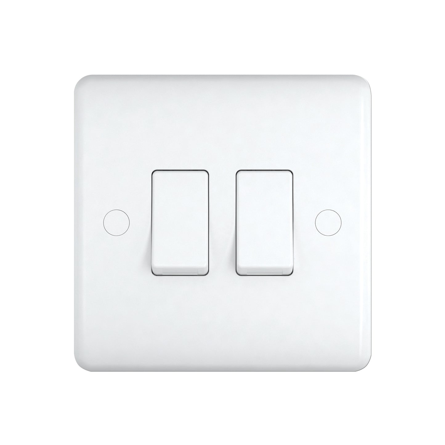Chint Studio Range 2 Gang 2 Way Switch ST1022