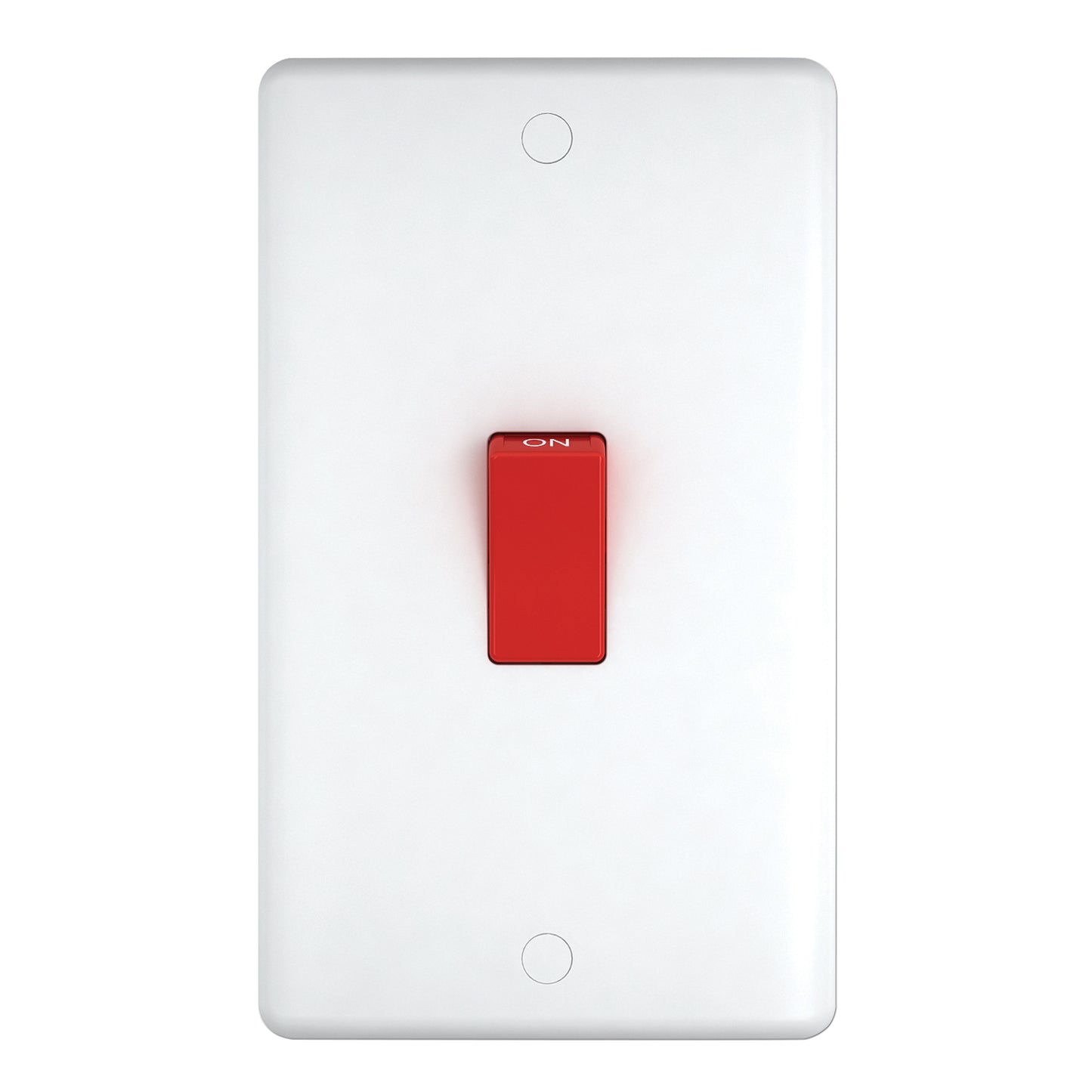 Chint Studio Range 45A 1 Gang Double Pole Switch Large Plate ST1245