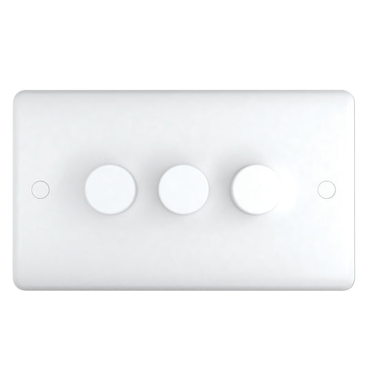 Chint Studio Range 3 Gang 2 Way LED Dimmer ST1432-LED1