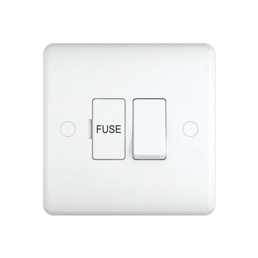 Chint Studio Range 13A Switched Fuse Connection Unit ST2132
