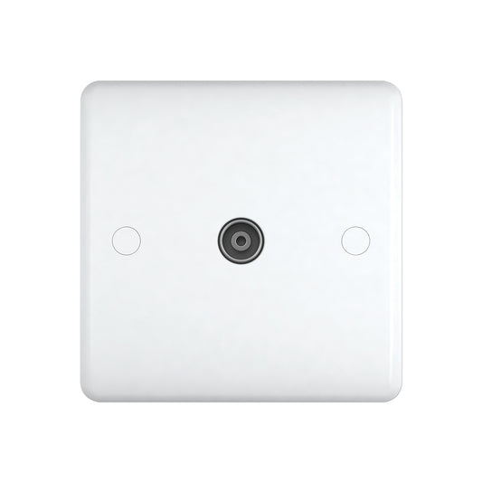Chint Studio Range 1 Gang TV Socket ST2201