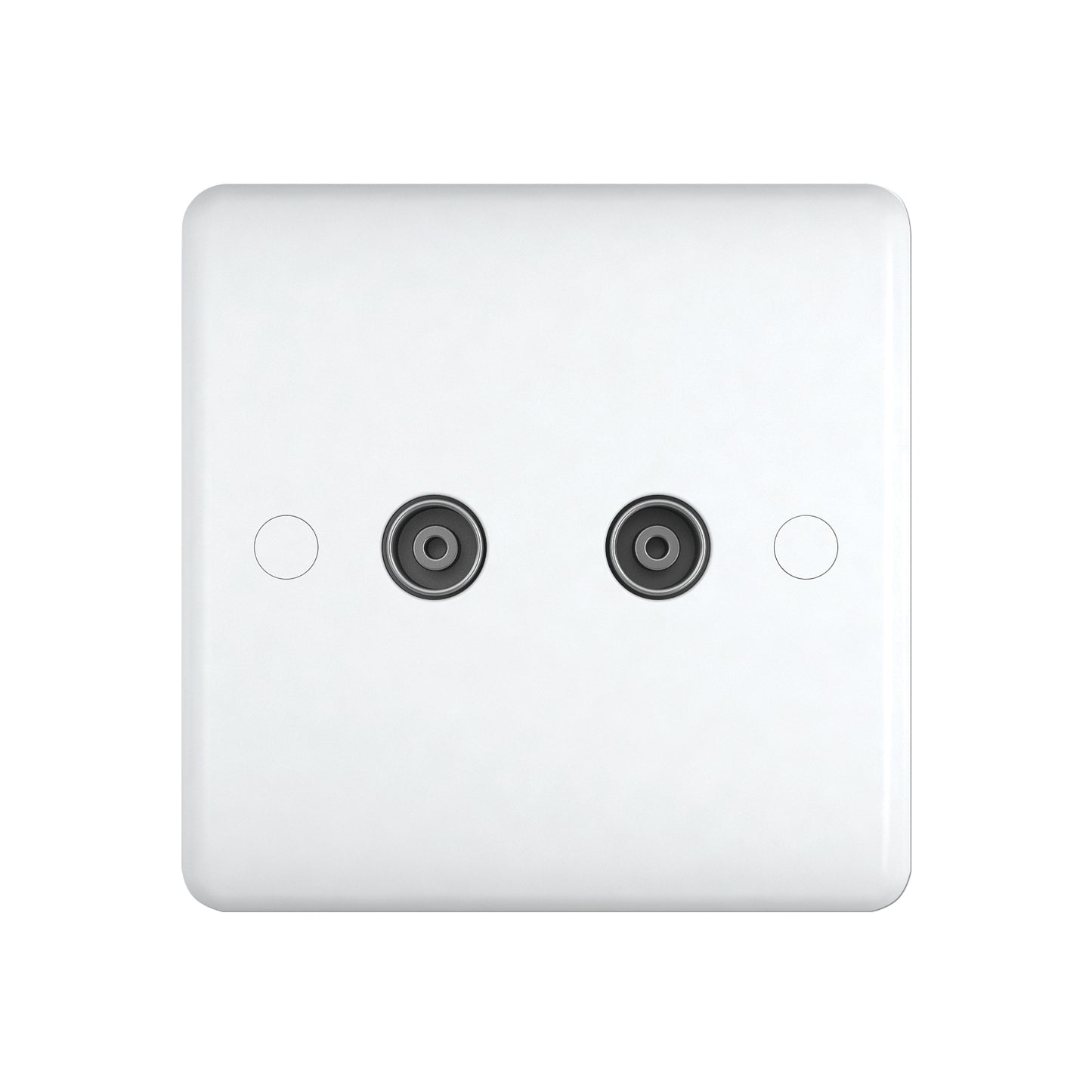 Chint Studio Range 2 Gang TV Socket ST2202