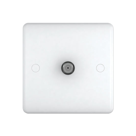 Chint Studio Range 1 Gang Satellite Socket ST2204