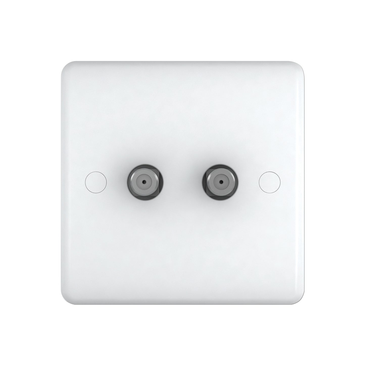 Chint Studio Range 2 Gang Satellite Socket ST2205