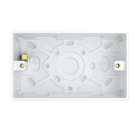 Chint Studio Range 25mm Double Pattress Back Box SV4022