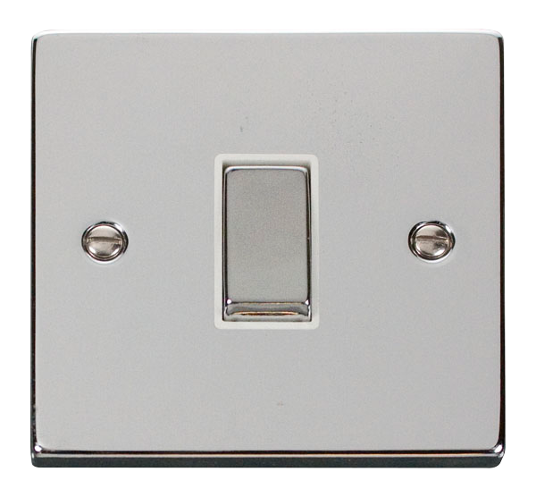 Click Deco 10AX 1 Gang 2 Way Switch White Inserts VPxx411WH