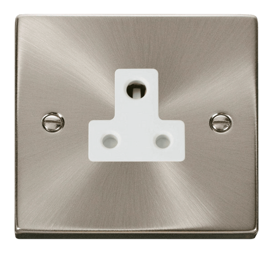 Click Deco 5A Round Pin Socket White Inserts VPxx038WH