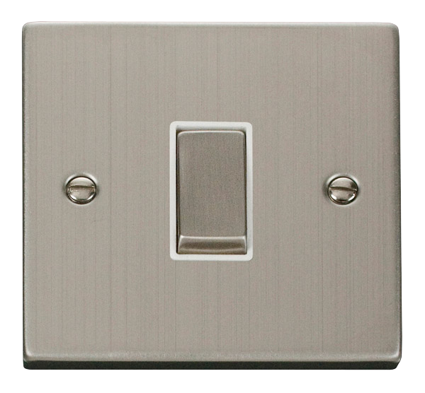 Click Deco 10AX 1 Gang 2 Way Switch White Inserts VPxx411WH