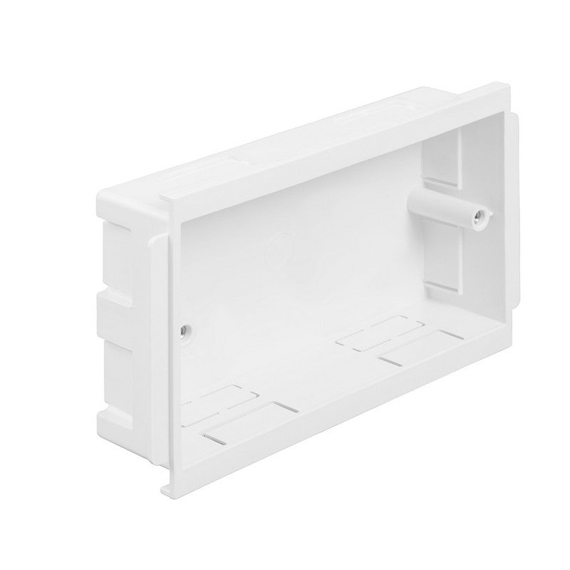 Bendex 2 Gang Accessory Box for Dado & Skirting Trunking XTBB2WH