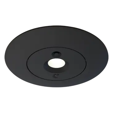 Ansell Merlin Emergency Downlight Non-Maintained Open Area Self Test Emergency Black AMELED/OA/3NM/ST/B