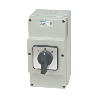 Live Electrical IP66 3 Pole 63A Changeover Switch CS3P63