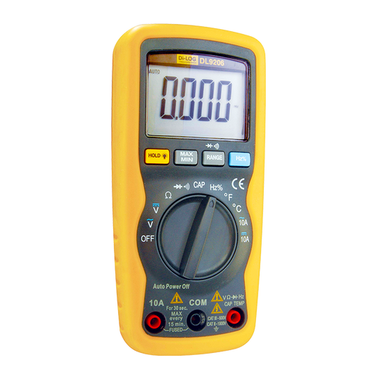 Di-Log Compact Auto Ranging 1000V Multimeter DL9206