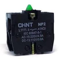 Chint N/O Contact Block for Push Button Station NP2-L1111
