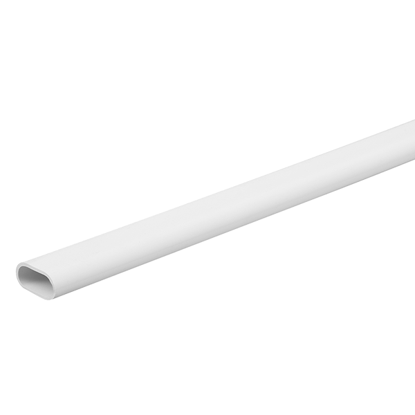 Bendex 20mm x 11mm White Oval Conduit 3 Metre Length OC20WH