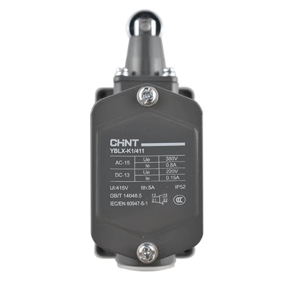 Chint IP52 1 N/O + 1 N/C Limit Switch YBLX-K1/411
