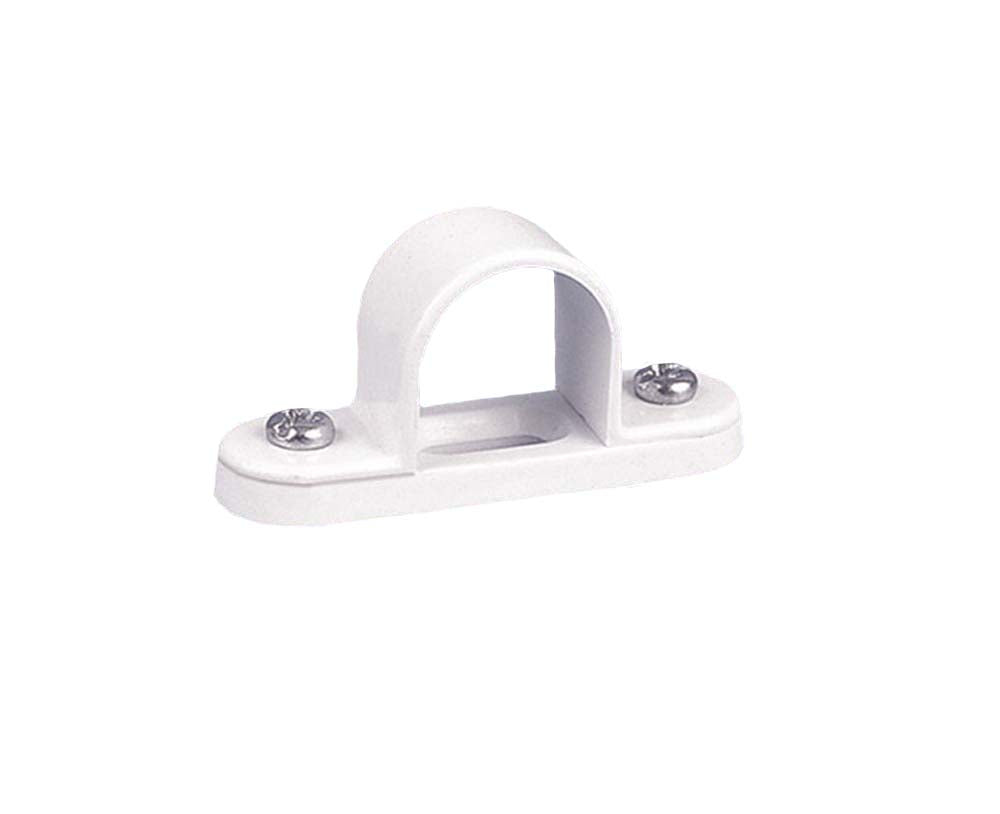 Deligo 20mm White Steel Spacer Bar Saddles SB20W