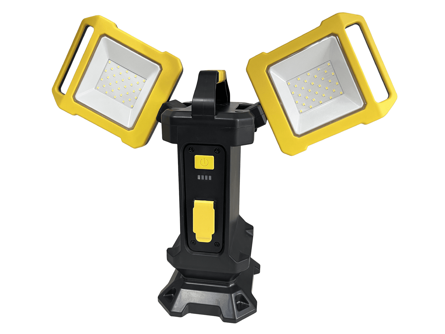 Hispec 2x10W LED Rechargeable Twin Adjustable Work Light  HSSL/20LEDWL-R